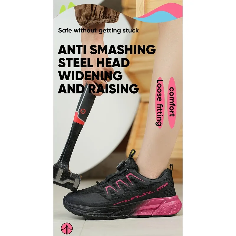 ZColorful Safety Sneakers β Lightweight & Breathable Protection
