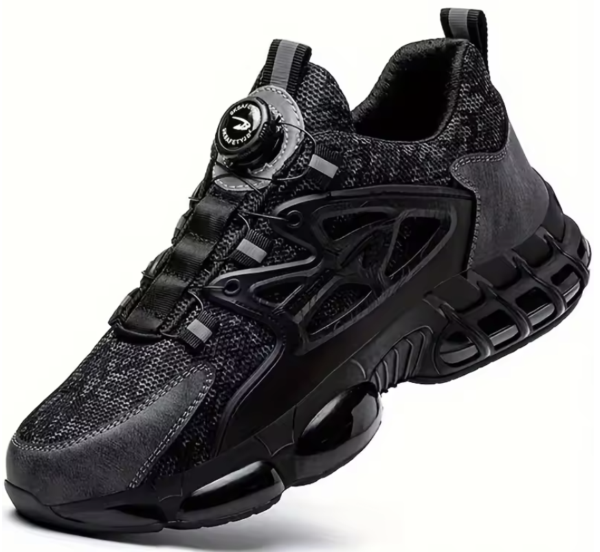 Durable Performance Tactical Sneakers – All Black Edition
