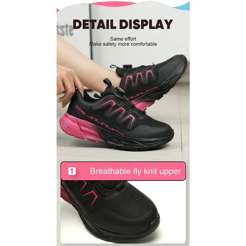 ZColorful Safety Sneakers β Lightweight & Breathable Protection