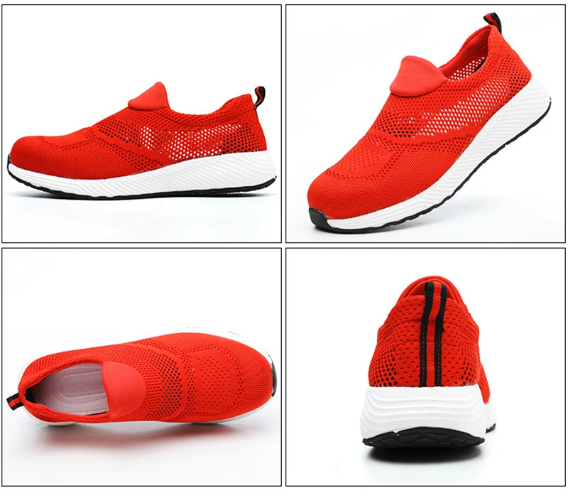 FeatherFlex Summer Work Shoes – Ultralight, Breathable, and Steel-Protected