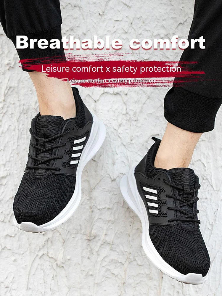 Ultra-Light Mesh Safety Shoes – Breathable & Shock-Absorbing