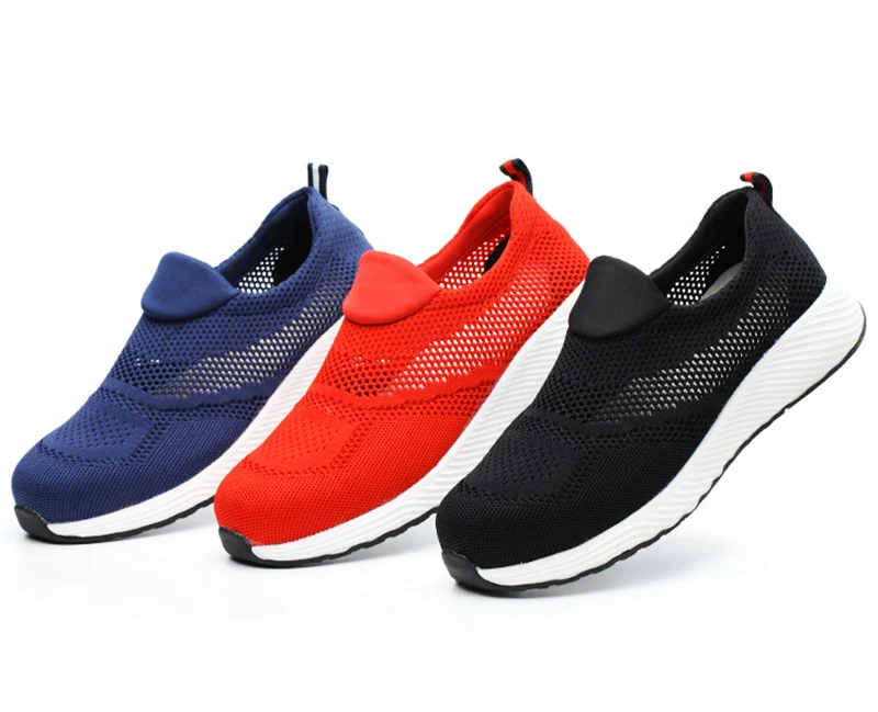 FeatherFlex Summer Work Shoes – Ultralight, Breathable, and Steel-Protected