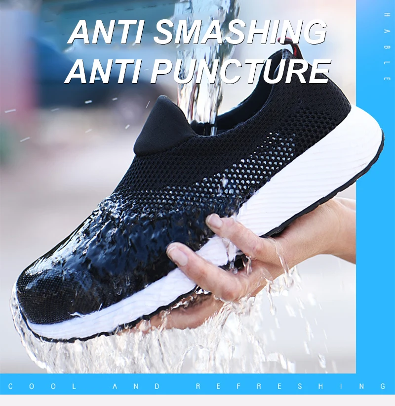 FeatherFlex Summer Work Shoes – Ultralight, Breathable, and Steel-Protected