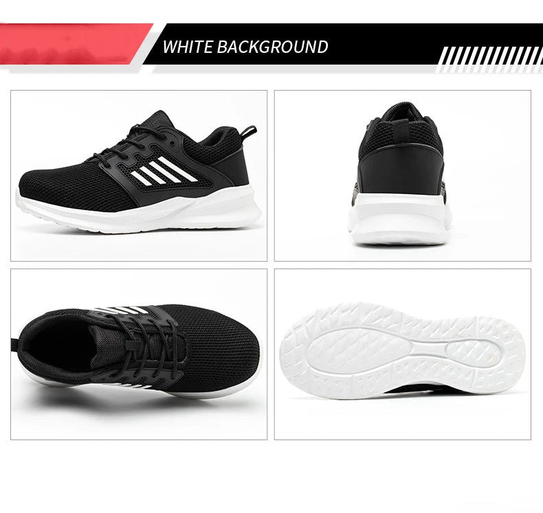 Ultra-Light Mesh Safety Shoes – Breathable & Shock-Absorbing