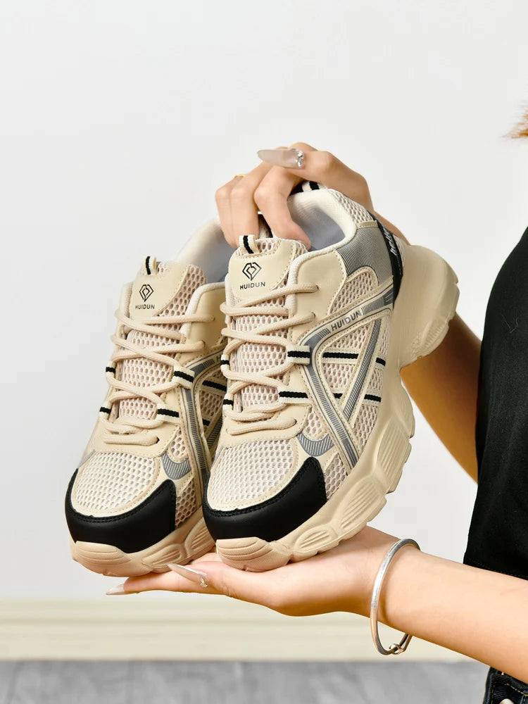 HUIDUN 2 Chaussures de sécurité en mesh pour femmes – Chaussures de travail légères avec embout en acier