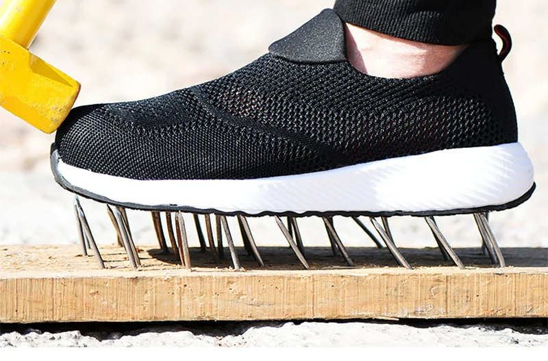 FeatherFlex Summer Work Shoes – Ultralight, Breathable, and Steel-Protected