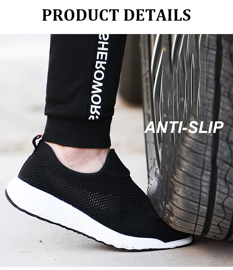 FeatherFlex Summer Work Shoes – Ultralight, Breathable, and Steel-Protected