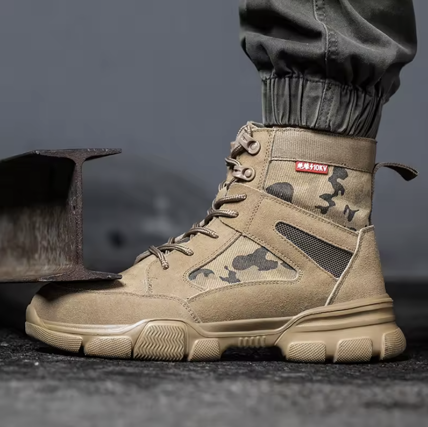 Tactical Durability - Rugged Military-Style Work Boots