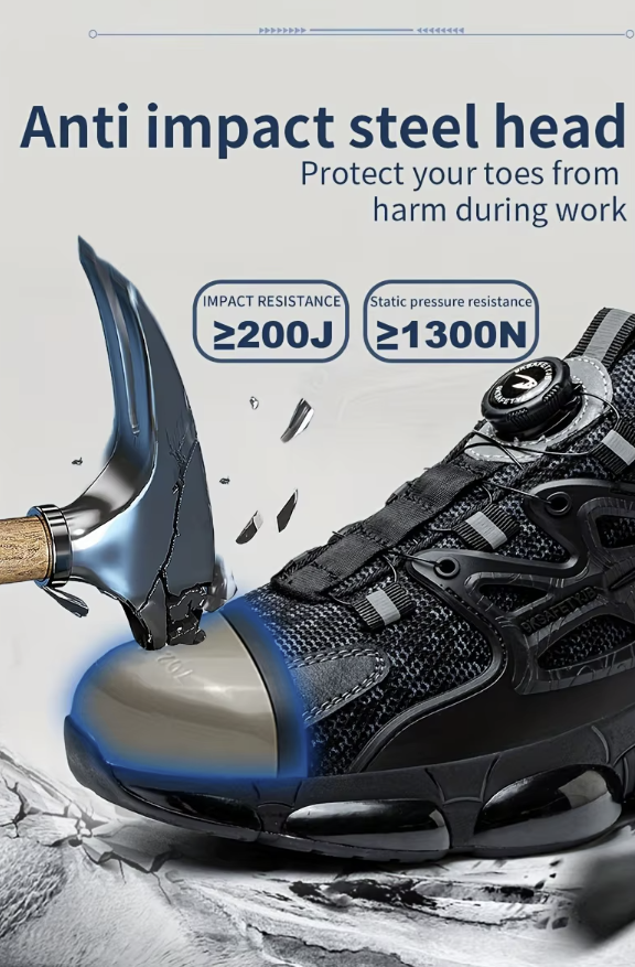 Durable Performance Tactical Sneakers – All Black Edition