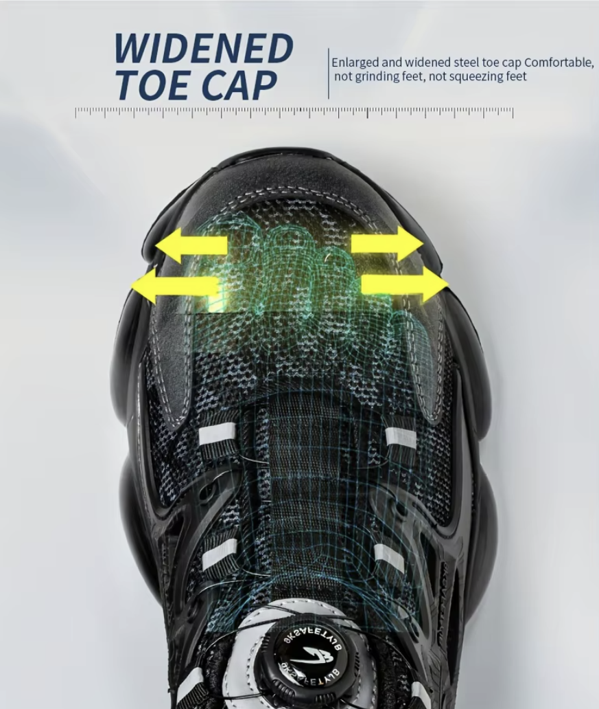 Durable Performance Tactical Sneakers – All Black Edition