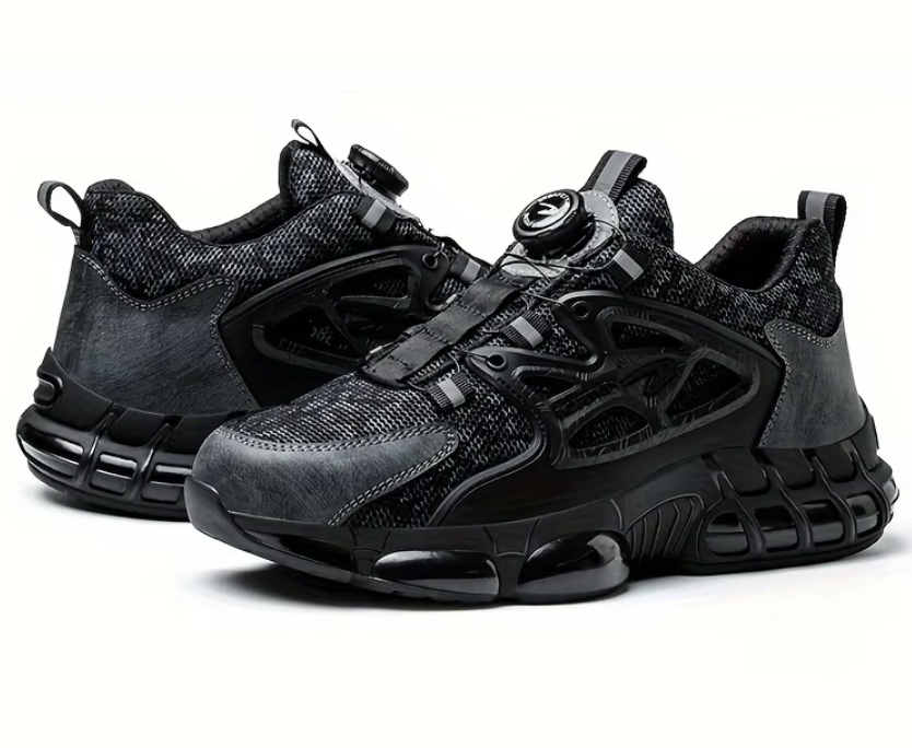 Durable Performance Tactical Sneakers – All Black Edition