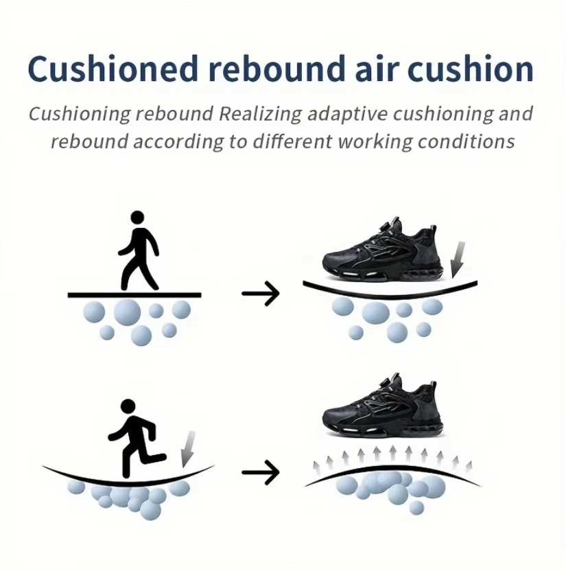 Durable Performance Tactical Sneakers – All Black Edition