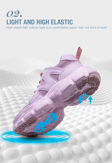 TITAN Glow Women's Safety Sneakers – Bold Looks, Serious Protection