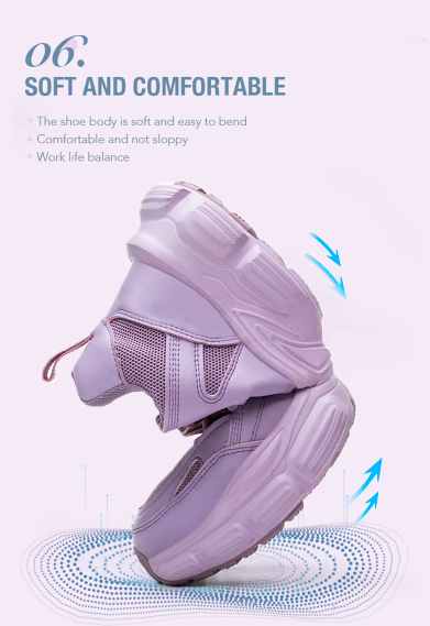 TITAN Glow Women's Safety Sneakers – Bold Looks, Serious Protection