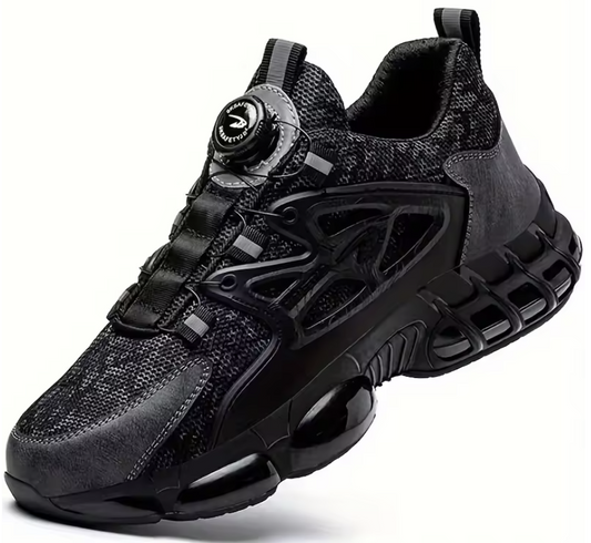 Durable Performance Tactical Sneakers – All Black Edition