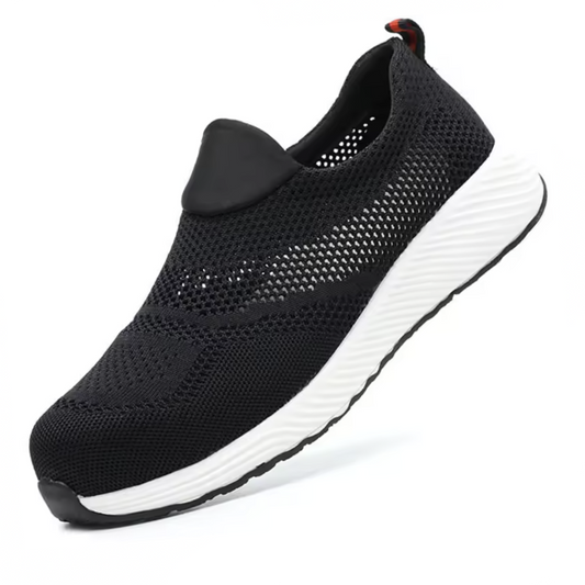 FeatherFlex Summer Work Shoes – Ultralight, Breathable, and Steel-Protected