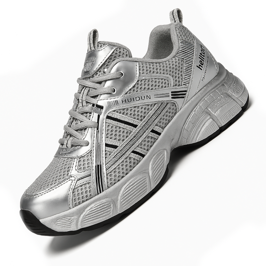 HUIDUN Alloy Safety Sneakers – Women's Futuristic Work Shoes with Serious Protection