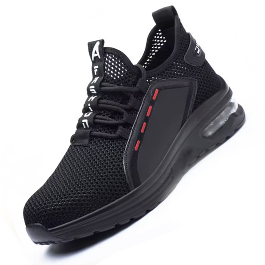 AirStep Men’s Lightweight Safety Sneakers – Steel Toe Work Shoes Sporty style