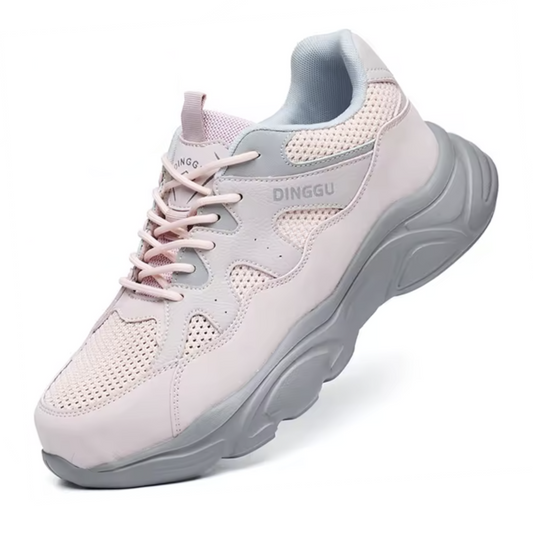DINGGU Unisex Safety Sneakers – Lightweight Steel Toe Work Shoes