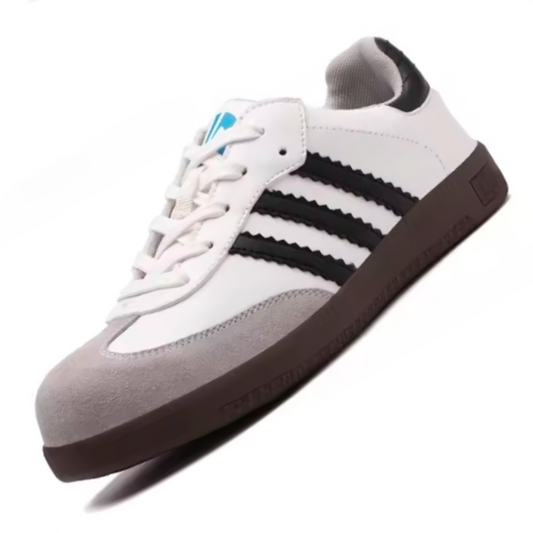 A SAFETY SAMBA Pro Women's Work Sneakers – Retro Style, Modern Protection