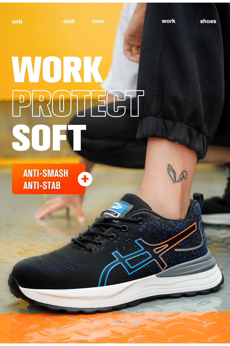 Ventra Safety Sneakers - Steel Toe Work Shoes