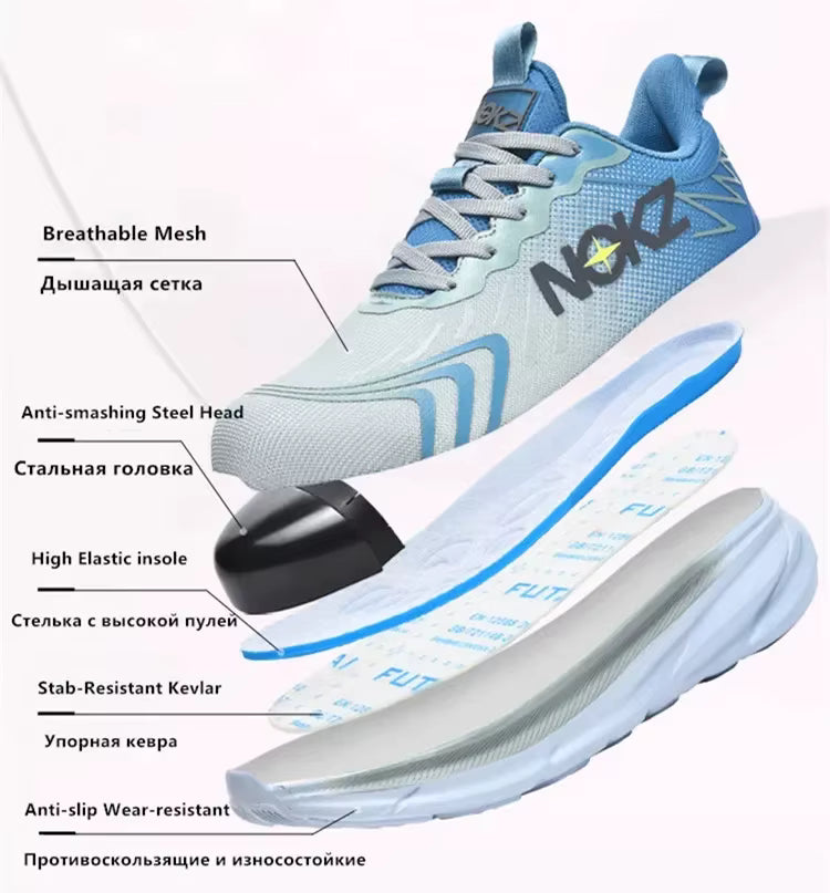 NOKZ Duo – Lightweight Steel Toe Work Shoes