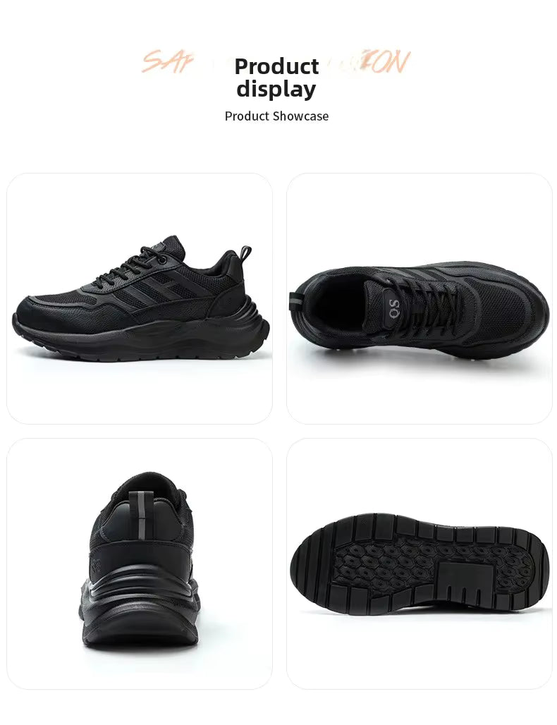 QS Active Black Safety Shoes