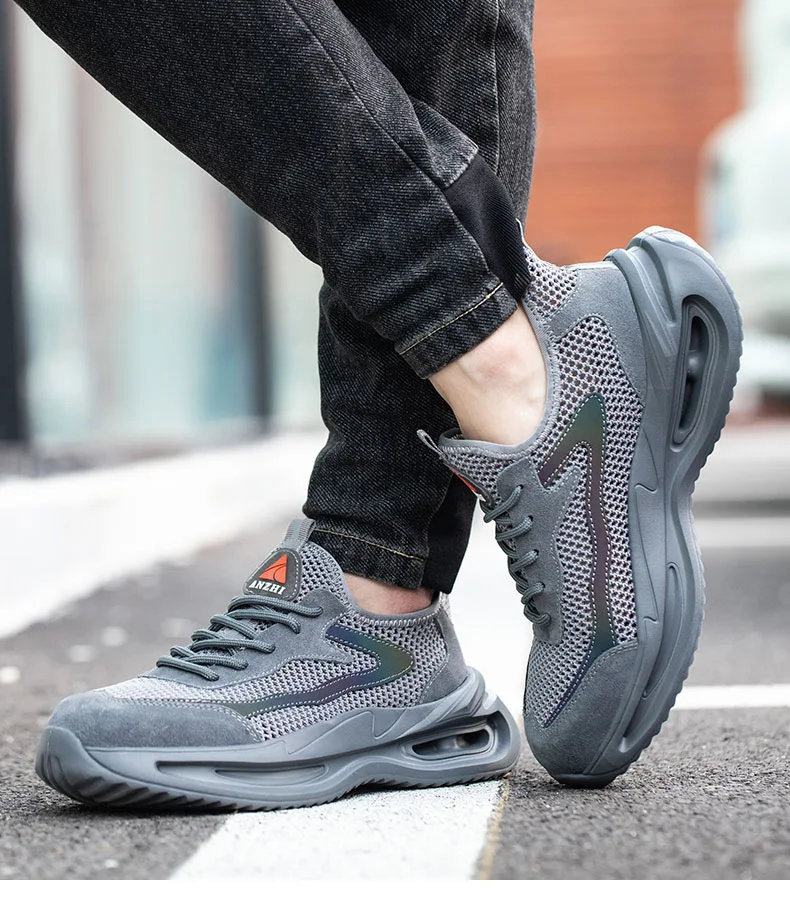 AirCore Safety Sneakers – Lightweight, Summer-Built, and Tough Where It Counts