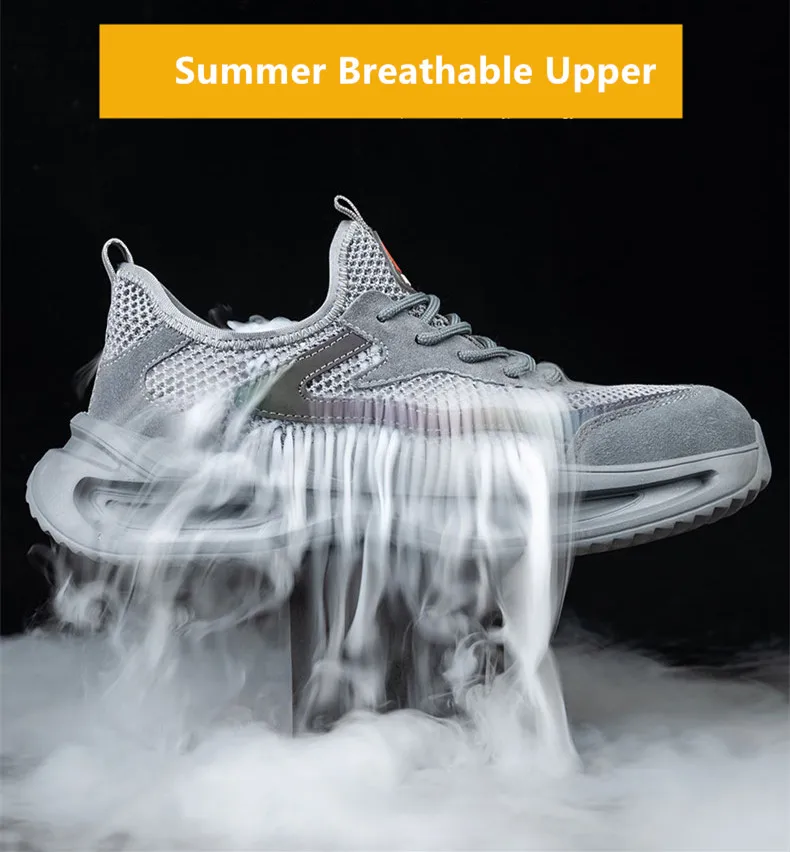 AirCore Safety Sneakers – Lightweight, Summer-Built, and Tough Where It Counts