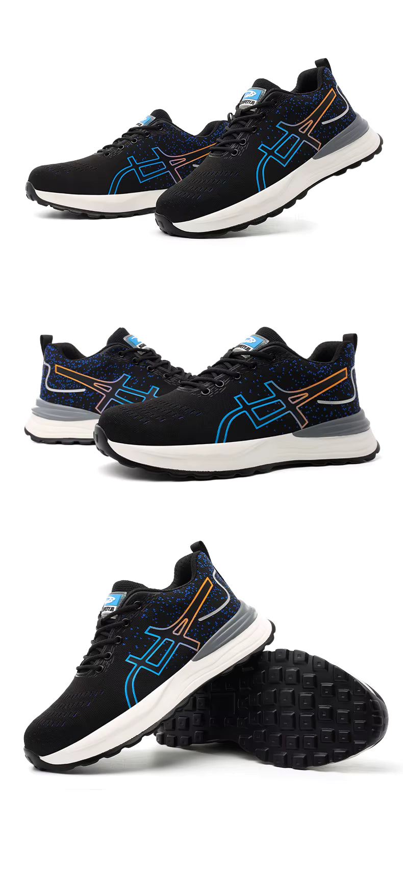 Ventra Safety Sneakers - Steel Toe Work Shoes