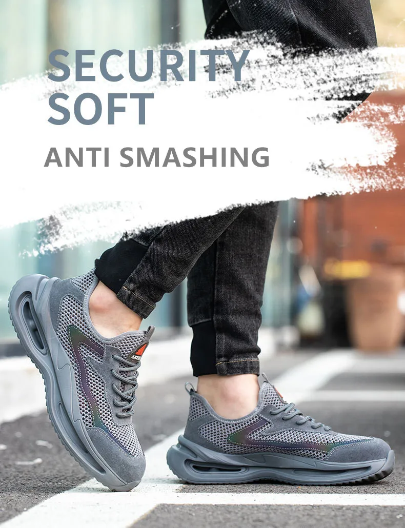AirCore Safety Sneakers – Lightweight, Summer-Built, and Tough Where It Counts