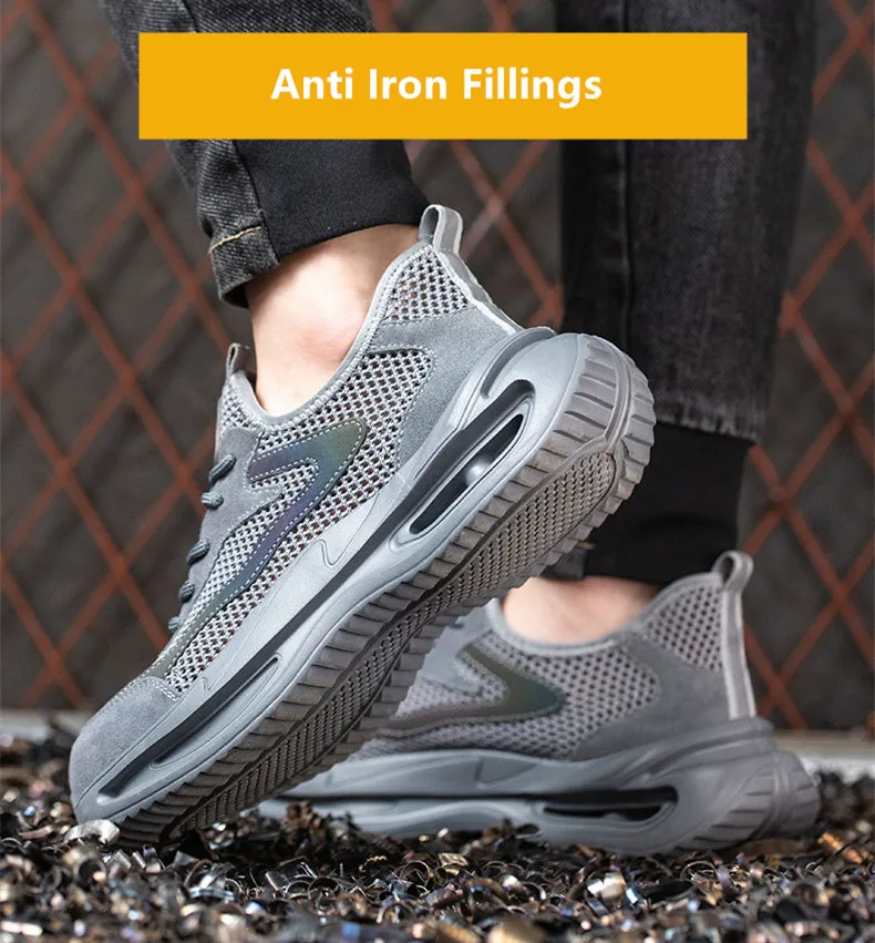 AirCore Safety Sneakers – Lightweight, Summer-Built, and Tough Where It Counts