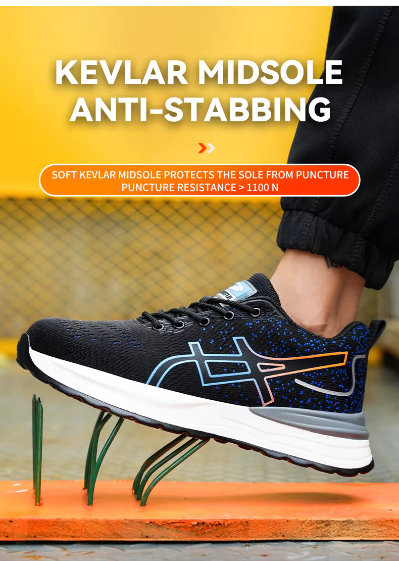 Ventra Safety Sneakers - Steel Toe Work Shoes