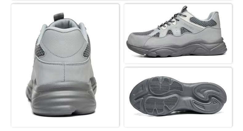 DINGGU Unisex Safety Sneakers – Lightweight Steel Toe Work Shoes