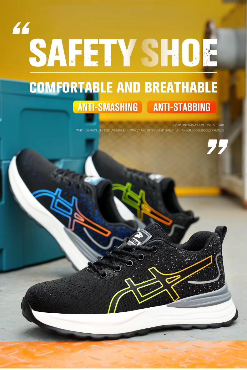 Ventra Safety Sneakers - Steel Toe Work Shoes