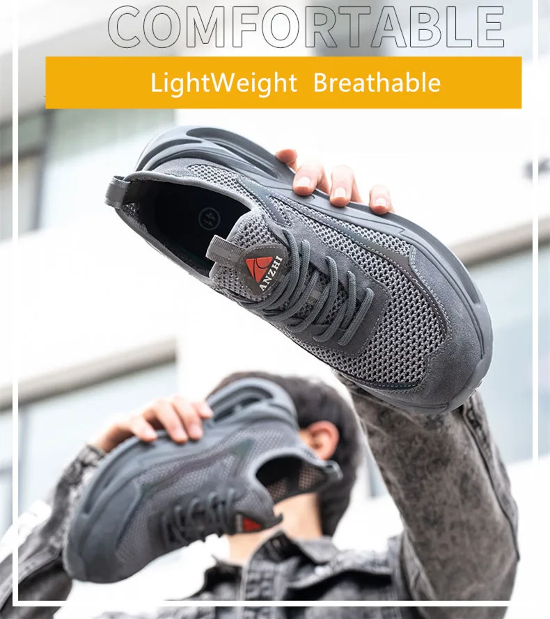 AirCore Safety Sneakers – Lightweight, Summer-Built, and Tough Where It Counts