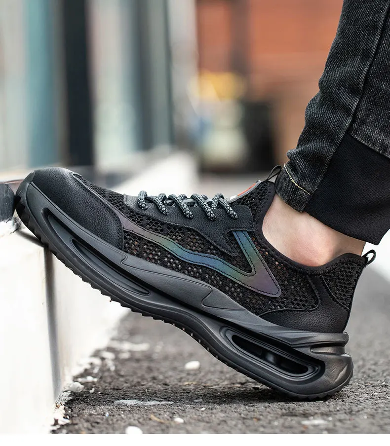 AirCore Safety Sneakers – Lightweight, Summer-Built, and Tough Where It Counts