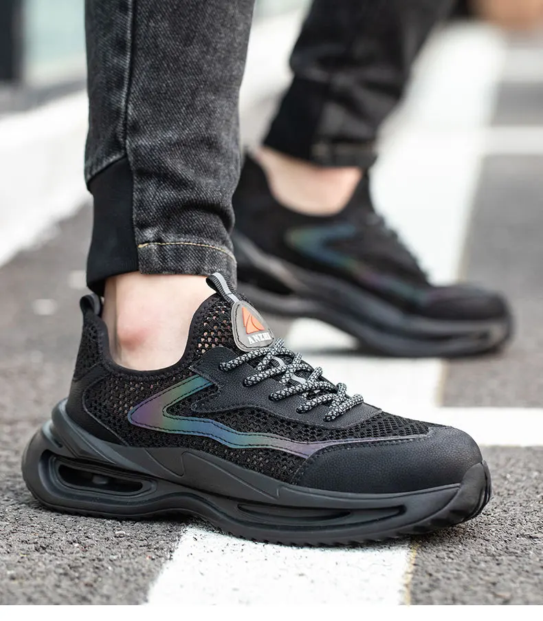 AirCore Safety Sneakers – Lightweight, Summer-Built, and Tough Where It Counts