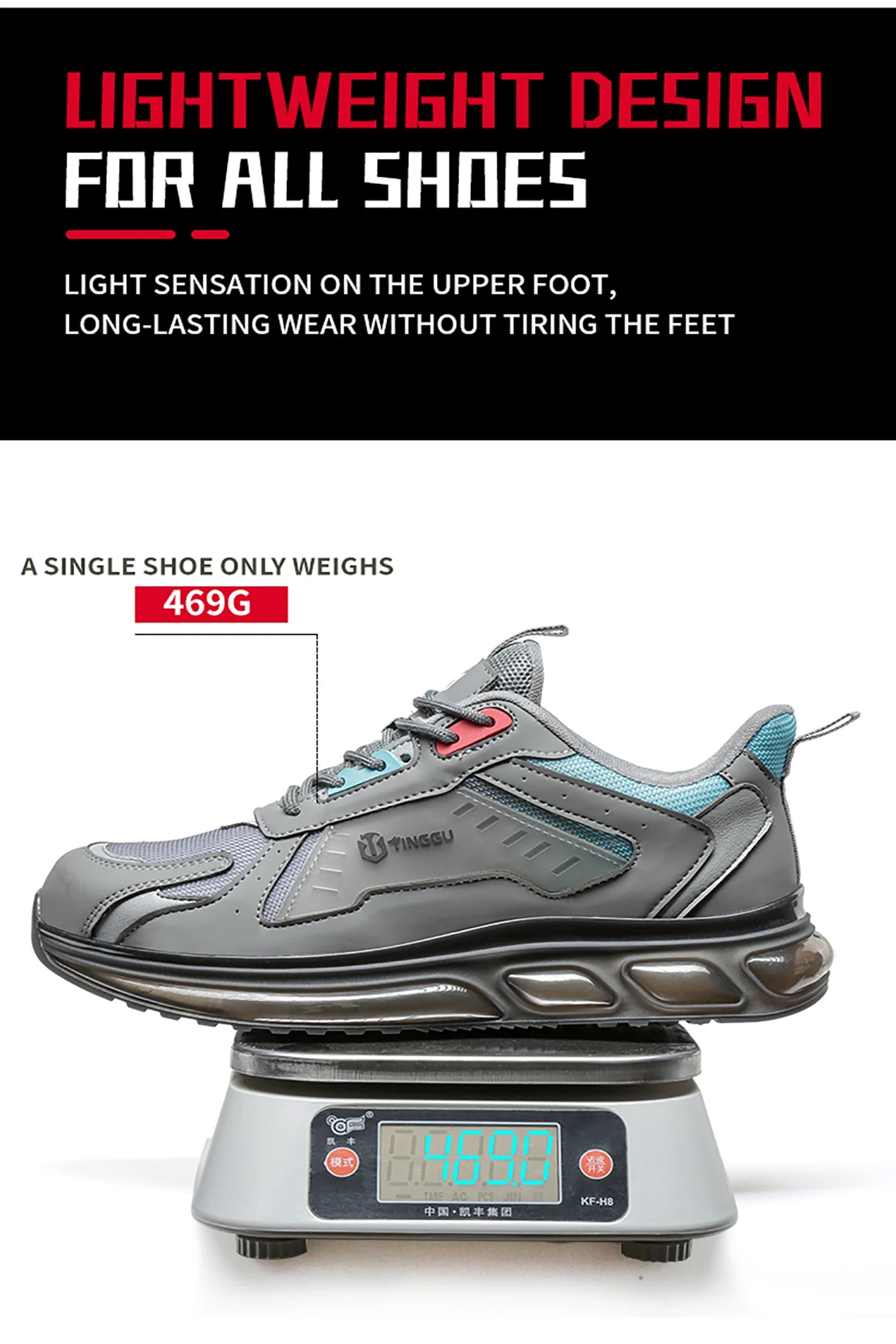 Finggu Air-Cushion Safety Sneakers – Heavy-Duty Work Shoes