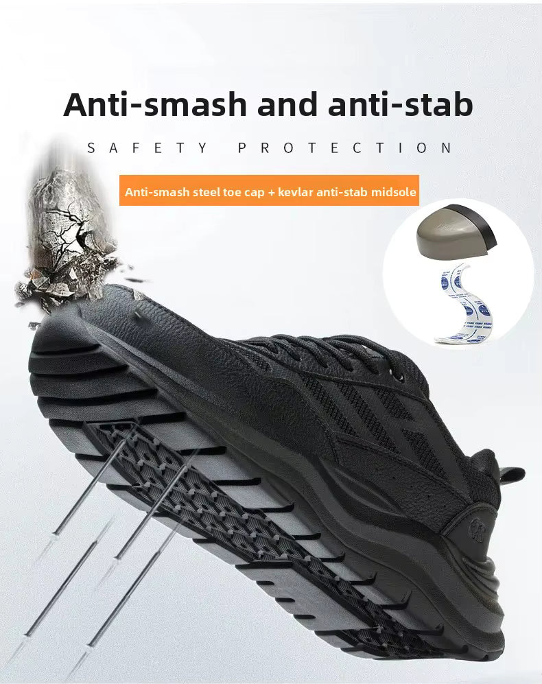 QS Active Black Safety Shoes