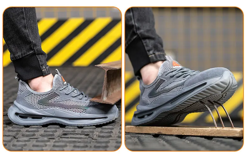 AirCore Safety Sneakers – Lightweight, Summer-Built, and Tough Where It Counts