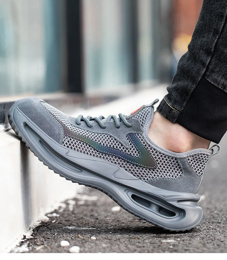 AirCore Safety Sneakers – Lightweight, Summer-Built, and Tough Where It Counts
