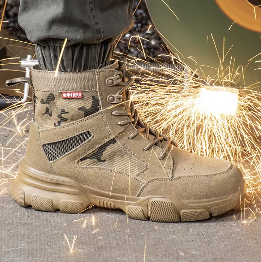 Tactical Durability – Rugged Military-Style Work Boots