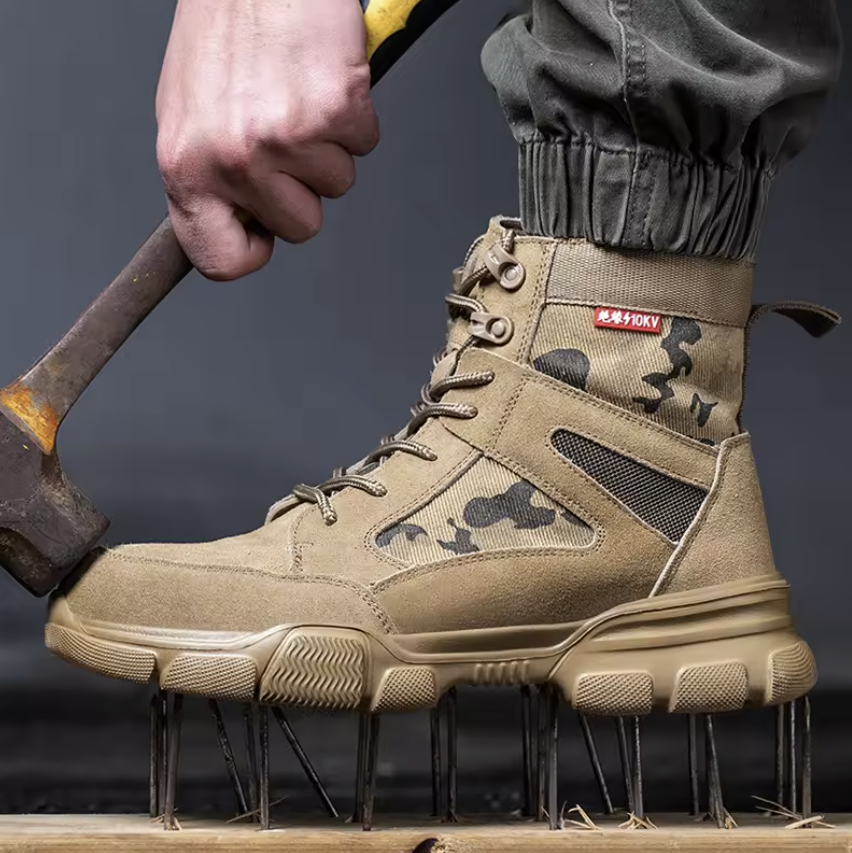 Tactical Durability – Rugged Military-Style Work Boots