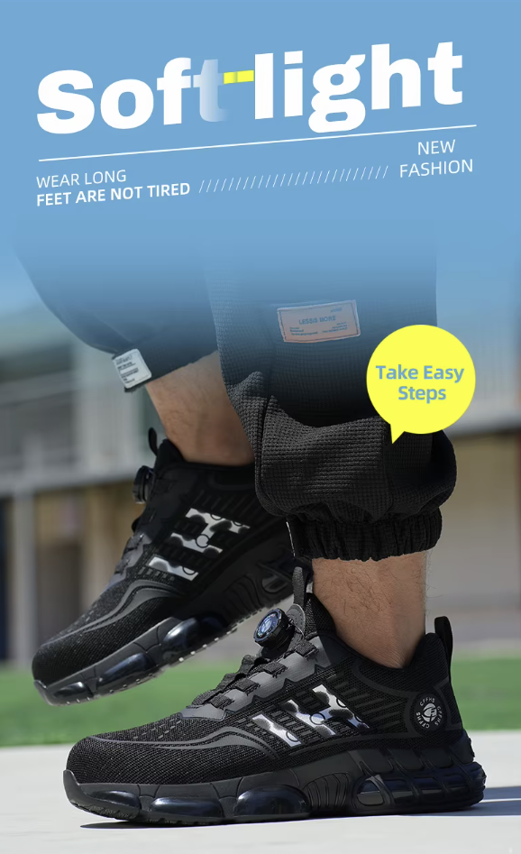 All-Terrain Safety Sneakers – Stealth Black Camo
