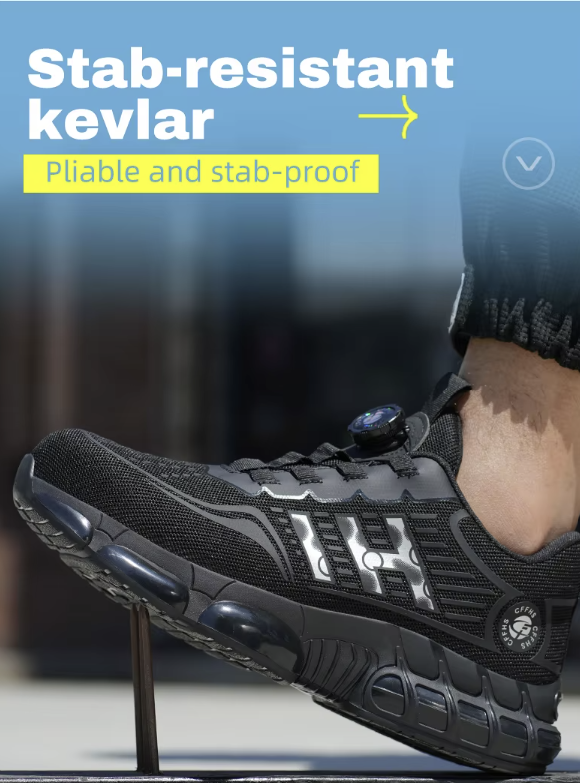 All-Terrain Safety Sneakers – Stealth Black Camo