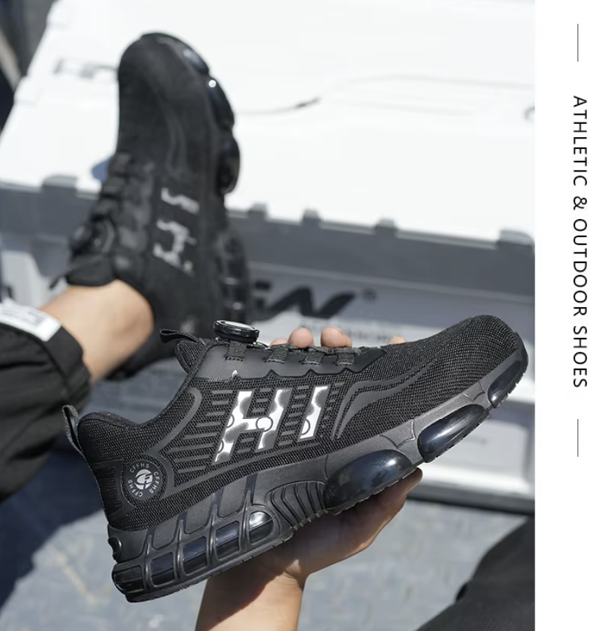 All-Terrain Safety Sneakers – Stealth Black Camo