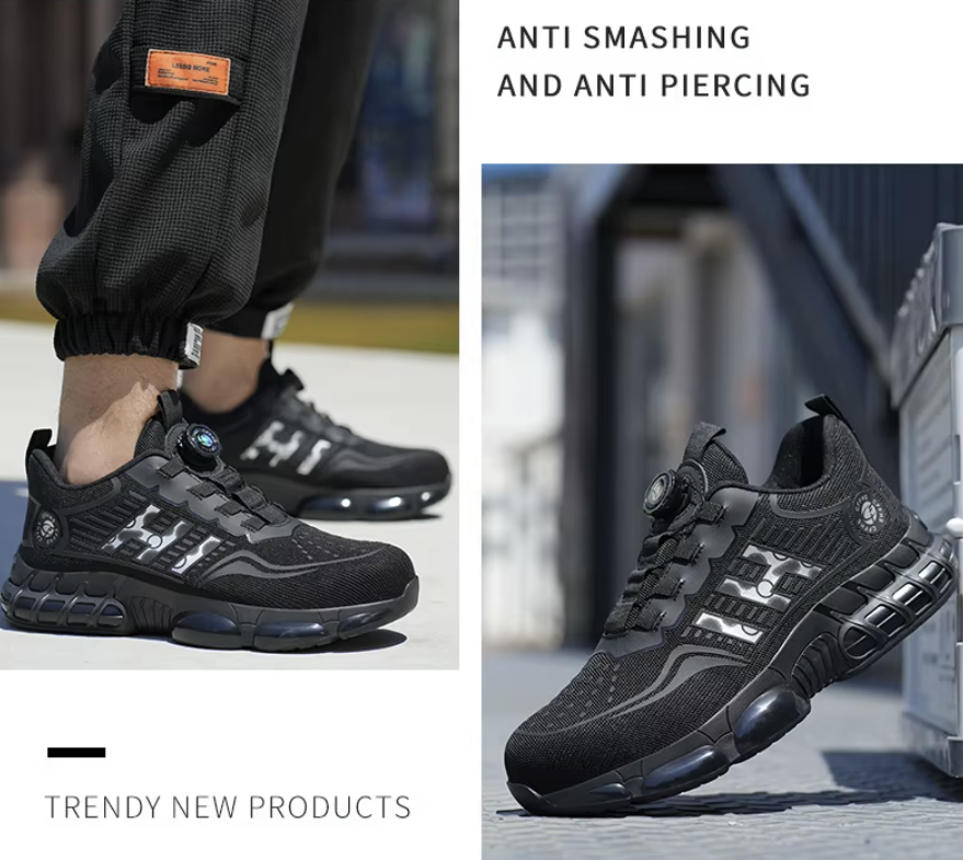 All-Terrain Safety Sneakers – Stealth Black Camo