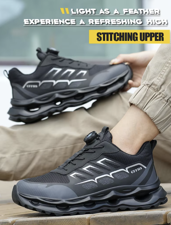 All-Terrain Safety Sneakers – Jet Black Stealth