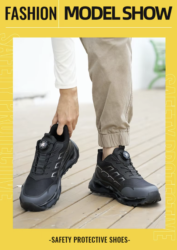 All-Terrain Safety Sneakers – Jet Black Stealth